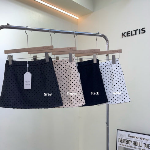 Polka Dot Mini Skirts